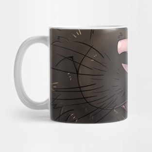 Black Rat Mask Mug